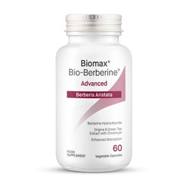 Bio-Berberine Advanced 500mg - High Strength Women & Mens Supplement – with Added Green Tea Extract & Chromium for Cardiovascular Health & Metabolic Support - 60 Vegan Capsules