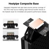 PCCOOLER CPU Air Cooler, 5×6mm Heat Pipes, 120mm ARGB Fan,