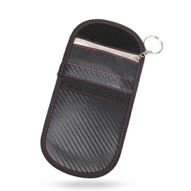 Car Key Signal Blocker Bag, RFID Blocking Faraday Pocket Protector for Key Fob Car Signal Blocking Key Protection Bag Remote Access Damped Signal Bag