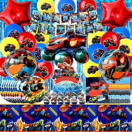 Monster Truck Birthday Decoration, Monster Truck Decoration Balloons, Monster Truck Party Tableware, Monster Truck Birthday Plates, Monster Truck Party Decoration Napkins, Monster Truck Party Set