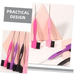 minkissy Replacement Eyebrow Brush Double-headed Comb Brush Portable for Women Made of Plastic Nylon Easy to Use