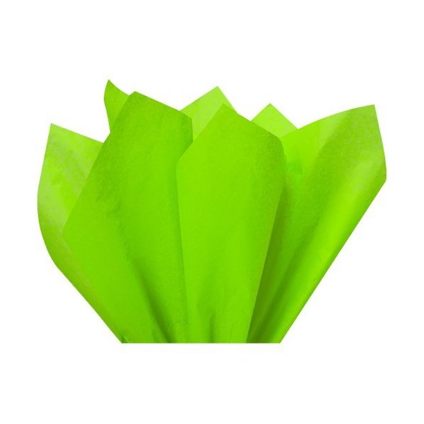 Flexicore Packaging| Gift Wrap Tissue Paper|15"x20"|100 Count (Lime Green, 100 Sheets)