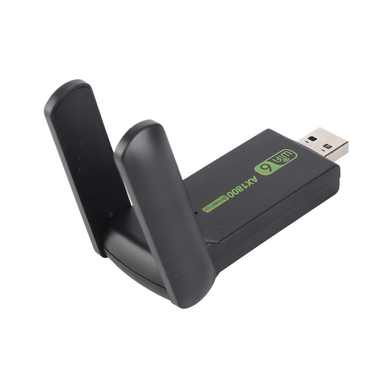 WiFi 6 Adapter USB3.0 2.4GHZ to 5.0GHZ AX1800Mbps MU MIMO