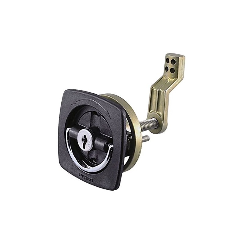 Perko 0931DP1BLK Flush-Mount Locking Latch, black