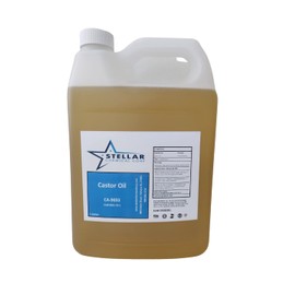 STELLAR CHEMICAL CORP STELLAR CHEMICAL CORP Castor Oil FCC ~ 4 Gallons ~ Mosturizing oil for healthy hair, skin, lashes and eyebrows