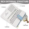 [Farcauo] Cute RFID Long Wallet Green Billfold Card Holder ID