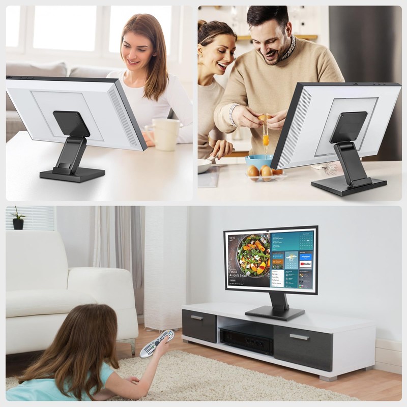 Jakeko Lay Flat Monitor Stand 24 inch - Low Foldable