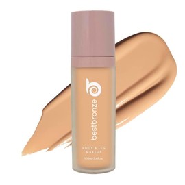 Best Bronze Bombshell Body & Leg Makeup - Waterproof Leg Makeup & Body Foundation - Body Makeup for Scars, Varicose Veins Cover Up & Leg Concealer (NC25 Light Golden Beige)