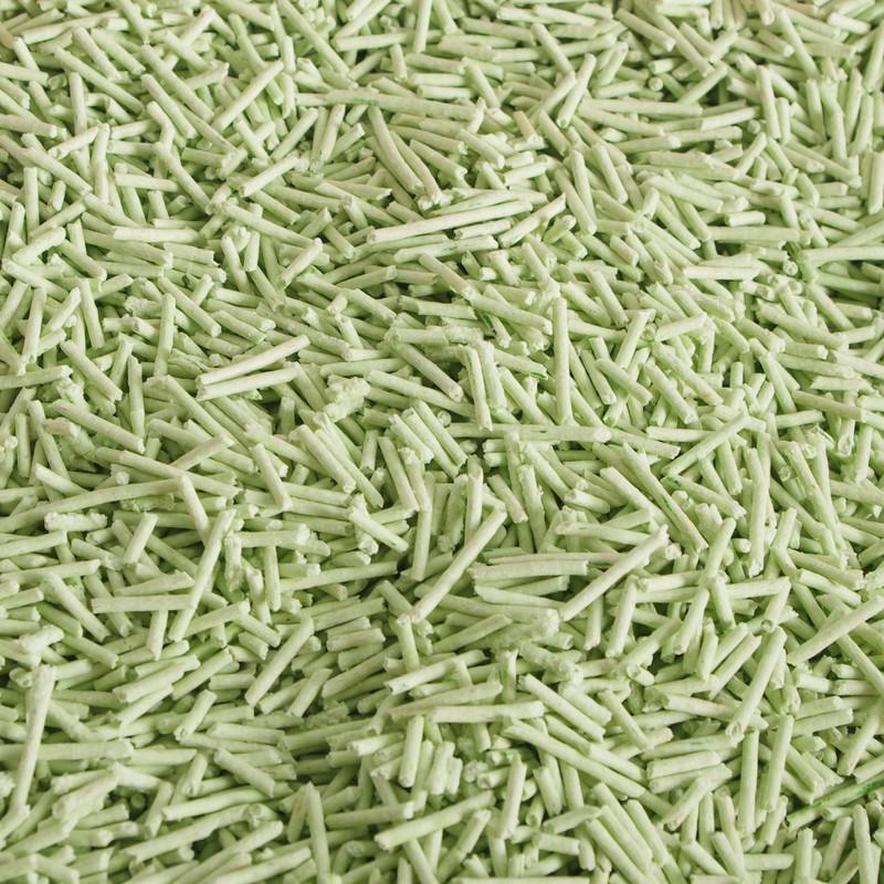 FOURPAW Tofu Cat Litter Green Tea 5.5 Lbs, Flushable Clumping