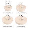 Hestya 4 Pieces Rubber Drain Stopper Set Bathtub Sink Stopper