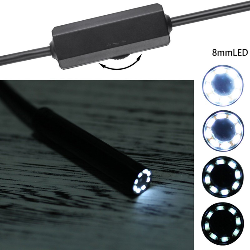 Wireless Endoscope Phone WiFi Borescope Inspection Camera HD IP68 Waterproof