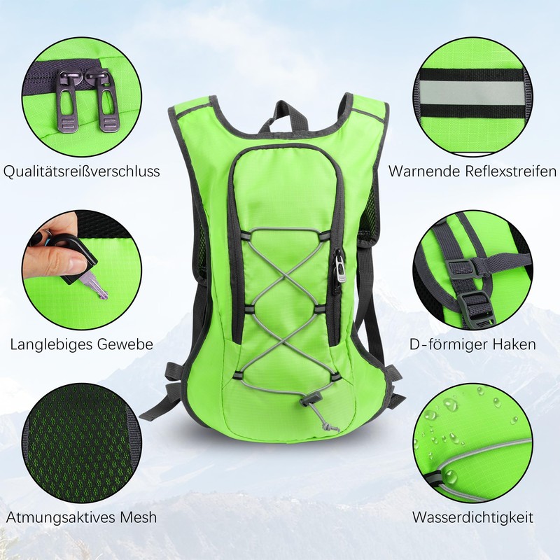 Lollanda Bicycle Backpack, Hiking Backpack, Small, Waterproof Backpacks for Men