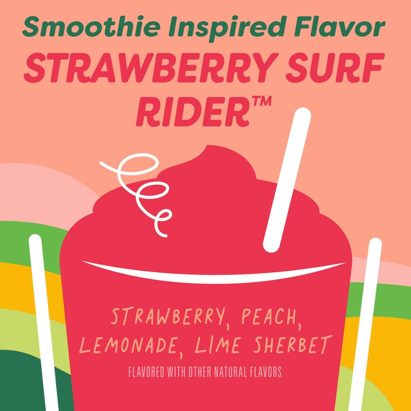 Jamba Fruit Flavored Snacks, Strawberry Surf Rider, Smoothie Inspired Flavors,