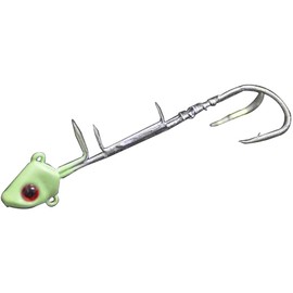 MARUSHINGYOGU Dragon (DRAGON) Sailfish JOY Head, 2 Needle Type, M Size, 0.7 oz (20 g), Tenya for Hairfish with Luminous Head