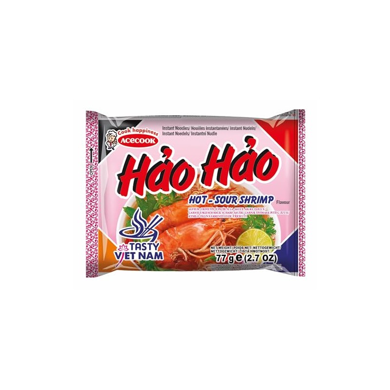 Hao Hao Mi Tom Chua Cay (Hot Sour Shrimp Flavor