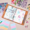12 PCS Binder Index Dividers, A5 Floral Planner Binder Dividers