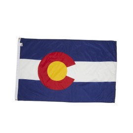 Allied Flag - 4' x 6' Outdoor Nylon Colorado State Flag - Made in USA - Vivid Color and Fade Resistant - Reinforced Hem and Brass Grommets