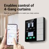 Daiilg 3.5 Inch Smart Wall Switch Touch Screen 4 Groups