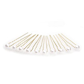 10 x Pearl Hair Pins - Bridal Hair Accessories, Pearl Hair Pins
