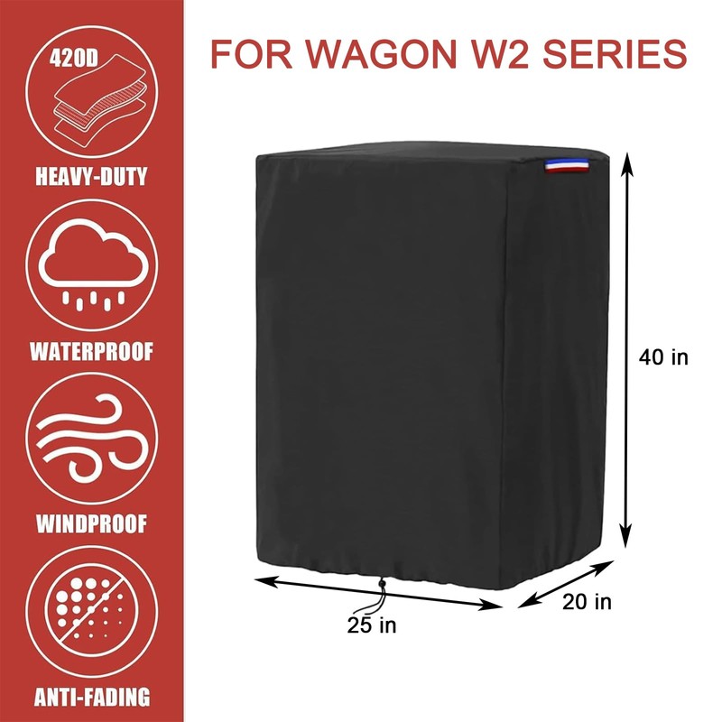 Rilime Wagon Cover compatible with Wonderfold Wagon W2 Series(Cover-Only),Waterproof 420D
