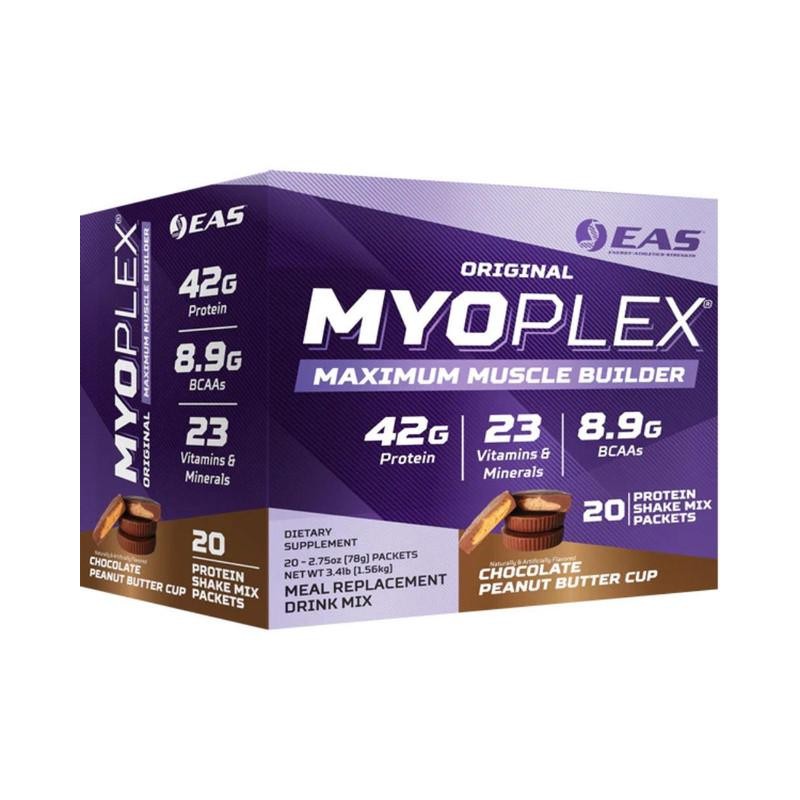 EAS Myoplex Protein 20 Shake Mix Packets - Flavor: Strawberry