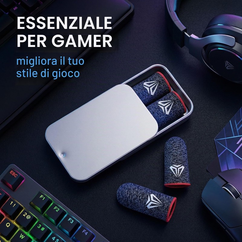 6 Pezzi PUBG Mobile Game Finger Sleeve Touch Screen Thumb