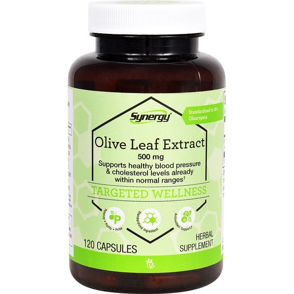 Vitacost Synergy Olive Leaf Extract - Standardized -- 500 Milligram - 120 Capsules