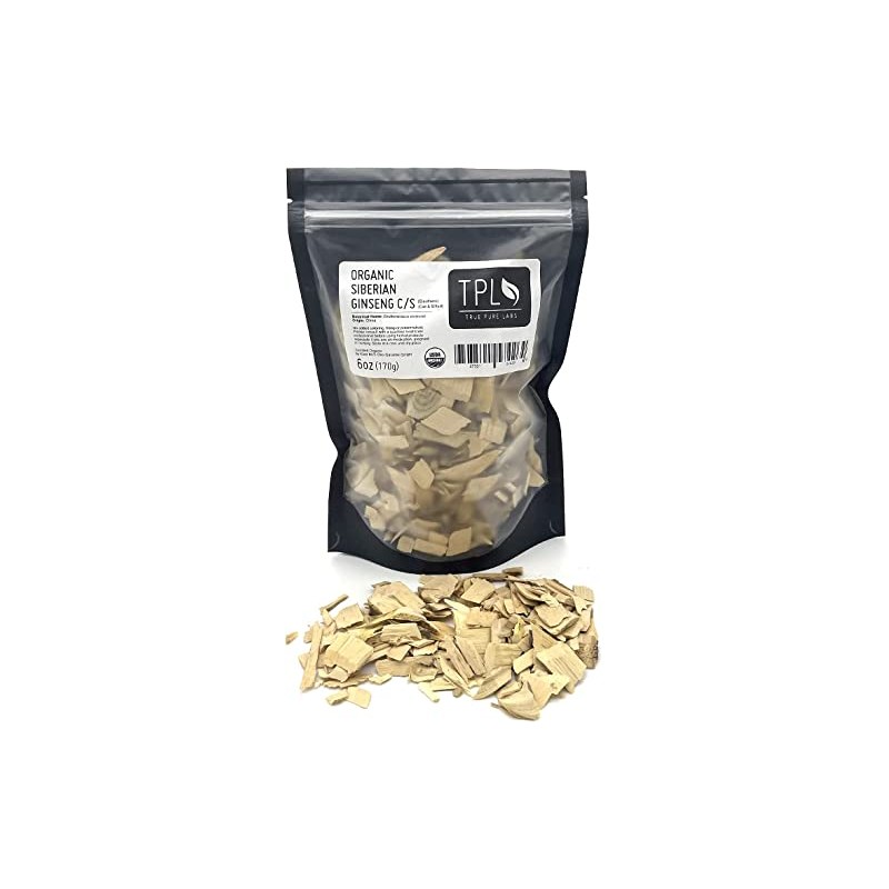 TPL Organic Siberian Ginseng Eleuthero Root Dried C/S 6Oz Premium