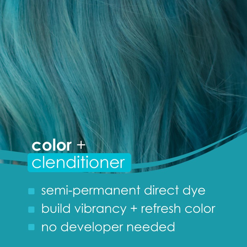 Keracolor Clenditioner TEAL Hair Dye - Semi Permanent Hair Color
