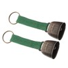 Kisangel 2pcs Bear Bells for Hiking Camping Metal Camping Bell