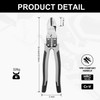 DELIXI Multi-Function Diagonal Cutting Pliers with Sharp Blades, Combination Pliers