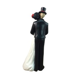 Esqueleto da y de los muertos boda de pareja G por DWK