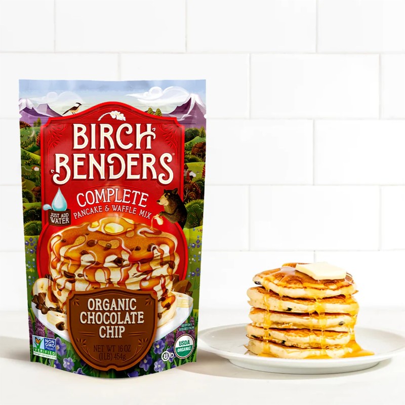 Birch Benders Organic Pancake and Waffle Mix, Chocolate Chip, 16