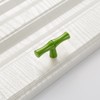 ESreake 6Pcs Bamboo Shape Solid Zinc Alloy Cabinet Knobs Handle