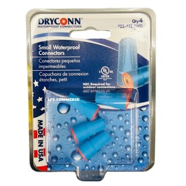 DryConn Aqua/Orange Waterproof Wire Connectors (4-Pack)