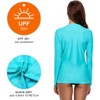 Charmo Ladies Zipper UV Protection Rash Vest Long Sleeve Athletic