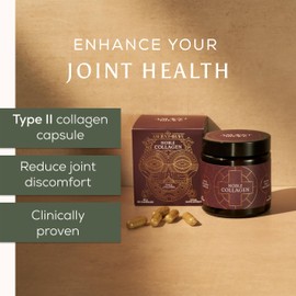 Ancient + Brave Ancient + Brave Noble Collagen - Type 2 Collagen Capsules for Joint Health, Healthy Bones & Ligaments - Enhanced with Vitamin C, Boswellia Serrata & Manganese - Gluten Free, Soy Free, 30 Capsules