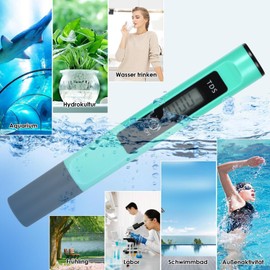 Digital TDS Meter, Digital Water Quality Tester, Water Tester, Handheld 0-9990 ppm TDS Measurement for Drinking Water, Swimming Pool, Aquarium, Pools and Laboratory