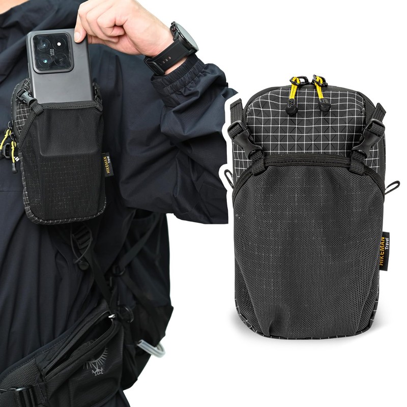 Backpack Shoulder Strap Pouch - Smartphone Strap Pack,Waterproof Rucksack Shoulder