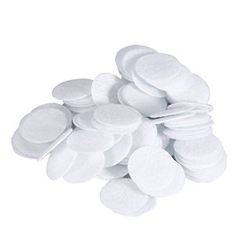 100pcs Microdermabrasion Filtros Algodón 20mm Filtro Vacío Facial Succión Almohadillas Redondas Esponja Repuesto Equipos Belleza