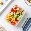 LECEHIVO 120 Pcs Plastic Meal Prep Containers with Lids 25