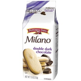 Pepperidge Farm Cookies Milano Double Dark Chocolate Cookies Pack of 3 7.5 Ounce Bags Crisp Indulgent...