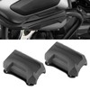 25mm/1in Motorcycle Bumper Guard Anti Drop Rubber Protector Universal Fit