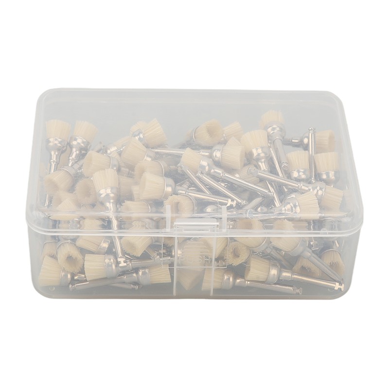 100pcs Polishing Brush Set Professional Dental Teeth Cleaning Brush Disposable