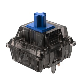 DUROCK Silent Linear Switches, Classic Blue Stem 5 Pins Silent Linear Switch, Pre-lubed MX Silent Keyboard Switches Daybreak 67g, 70pcs