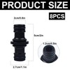 Pack of 8 Double Connector Garden Hose Connections, Garden Hose
