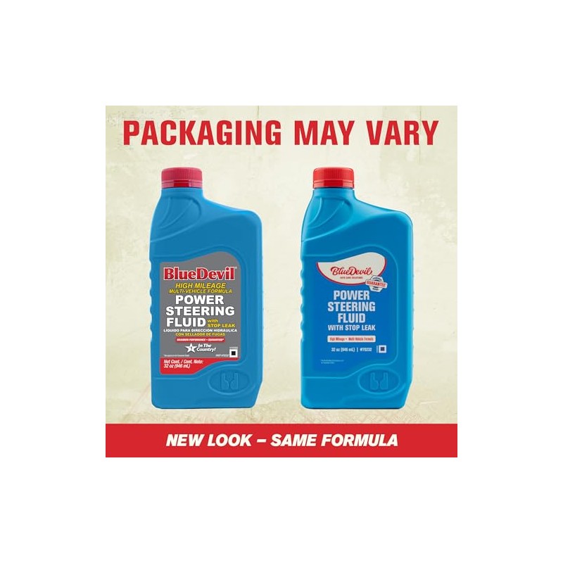 BlueDevil Products Power Steering Fluid w/Stop Leak - 1 Quart