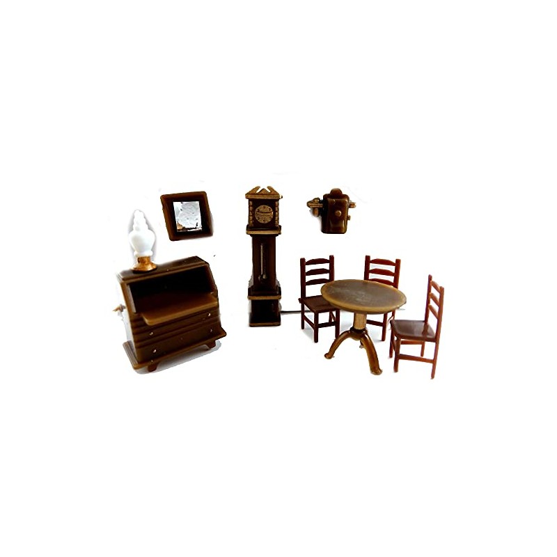 Puppenhaus Miniatur 1:48 Maßstab Kunststoff Möbel Set