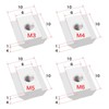 winova 50pcs M6 T Slider T Slot Nut Slider Nut
