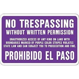 Hy-Ko Products No Trespassing Sign
